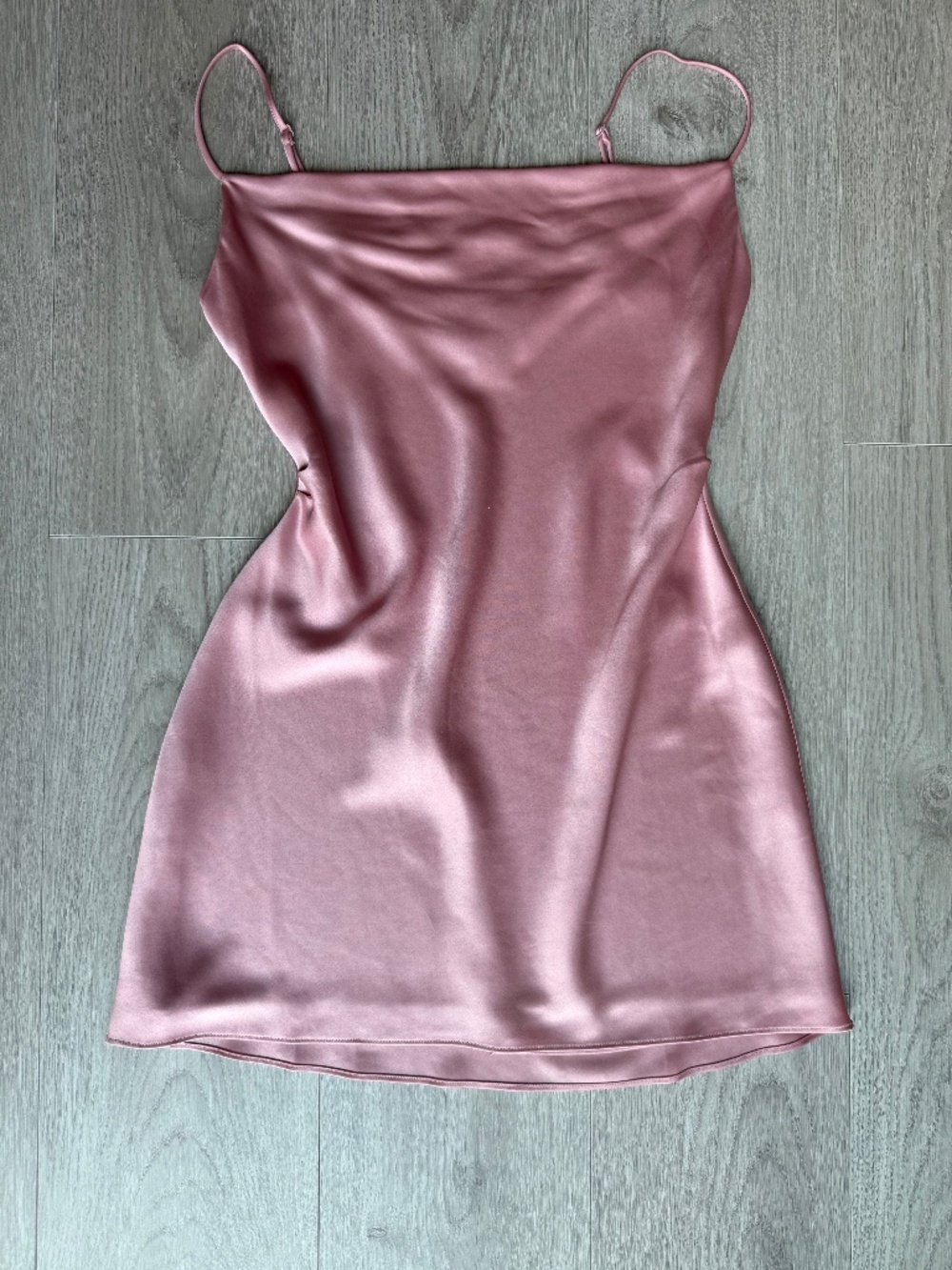 Aritzia TEN satin mini dress